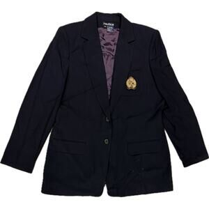 Nautica Vintage Coat Navy Blue Jacket Vintage DressBusiness Professional